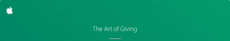 The Art of Giving.
