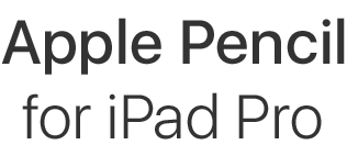 Apple Pencil for iPad Pro.