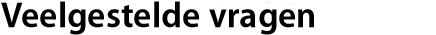 Veelgestelde vragen