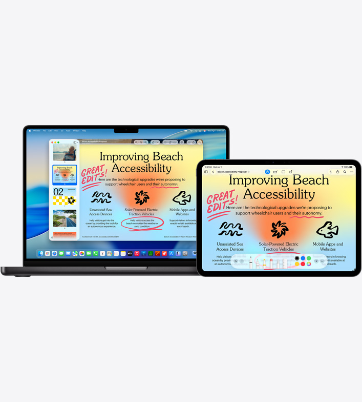 Mac and iPad