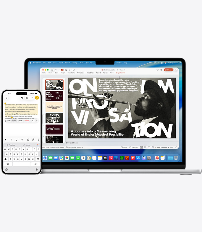 Mac and iPhone
