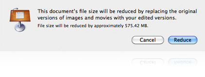Réduire la taille du fichier de votre présentation