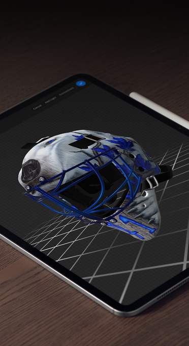 iPad - Goalie Masks Made on iPad - Apple (CA)