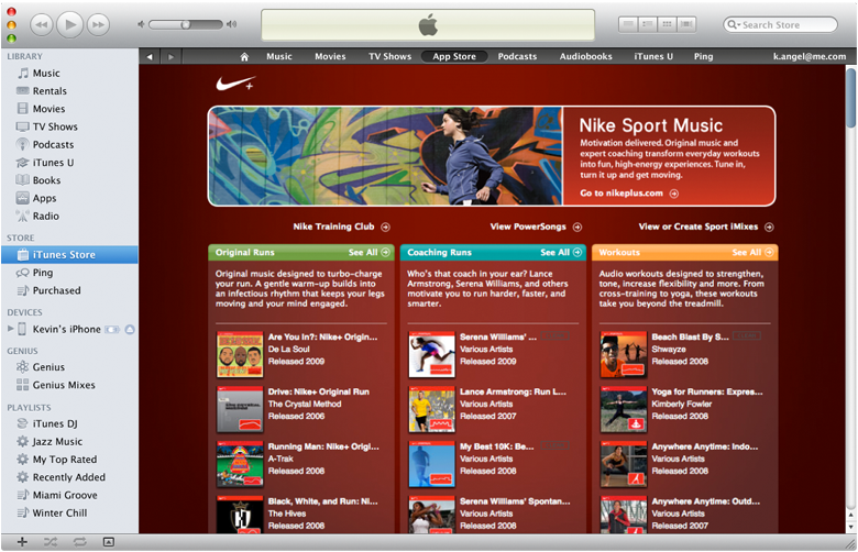 Apple (Canada) - Nike + iPod - Send your data to nikeplus.com.