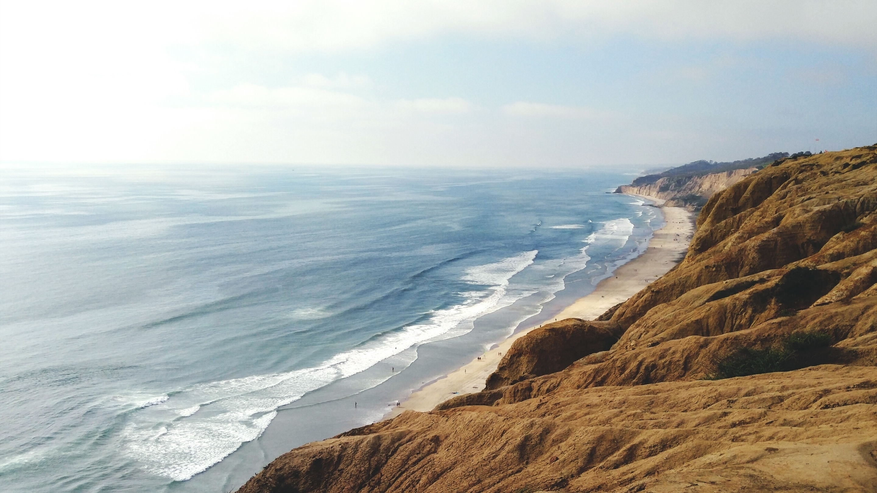 Paisagem costeira em San Diego, Califórnia.