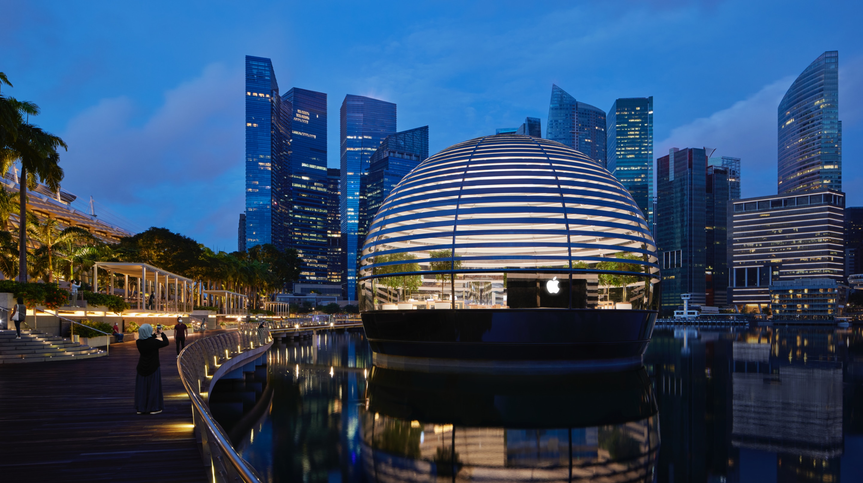 Apple Marina Bay Sands à Singapour, Marina Bay Sands