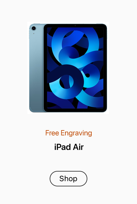 Free Engraving. iPad Air. Shop: