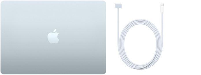 15-tolline MacBook Air ja MagSafe 3 liidesega USB‑C kaabel
