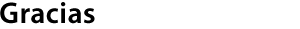 Gracias