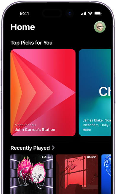En iPhone-skjerm viser Playlist Playground med en tom spilleliste som ikke har blitt opprettet ennå