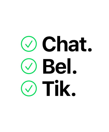 Chat. Bel. Tik.