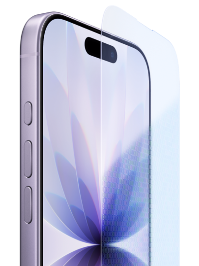 Ceramic Shield separado de un iPhone.