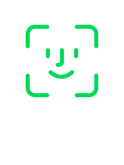 El icono de Face ID se convierte en una cara sonriente.