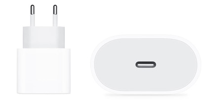 iPhone 15, USB-C-strømforsyning på 20 watt
