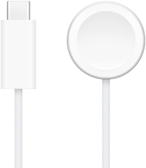 Φορτιστής USB‑C δίπλα στο Μαγνητικό καλώδιο γρήγορης φόρτισης του Apple Watch