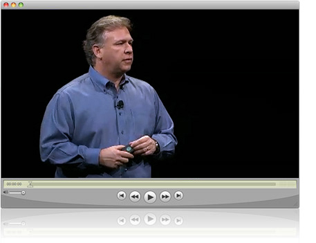 Phil Schiller giving Keynote address.