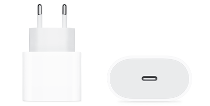 Az iPhone 15 20 wattos USB-C hálózati adaptere
