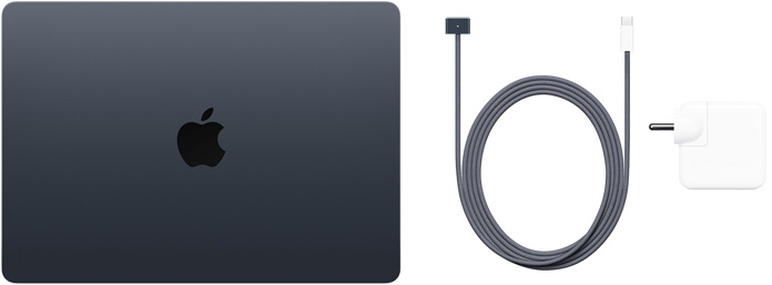 13″ MacBook Air, USB-C to MagSafe 3 Cable and 30W USB-C Power Adapter