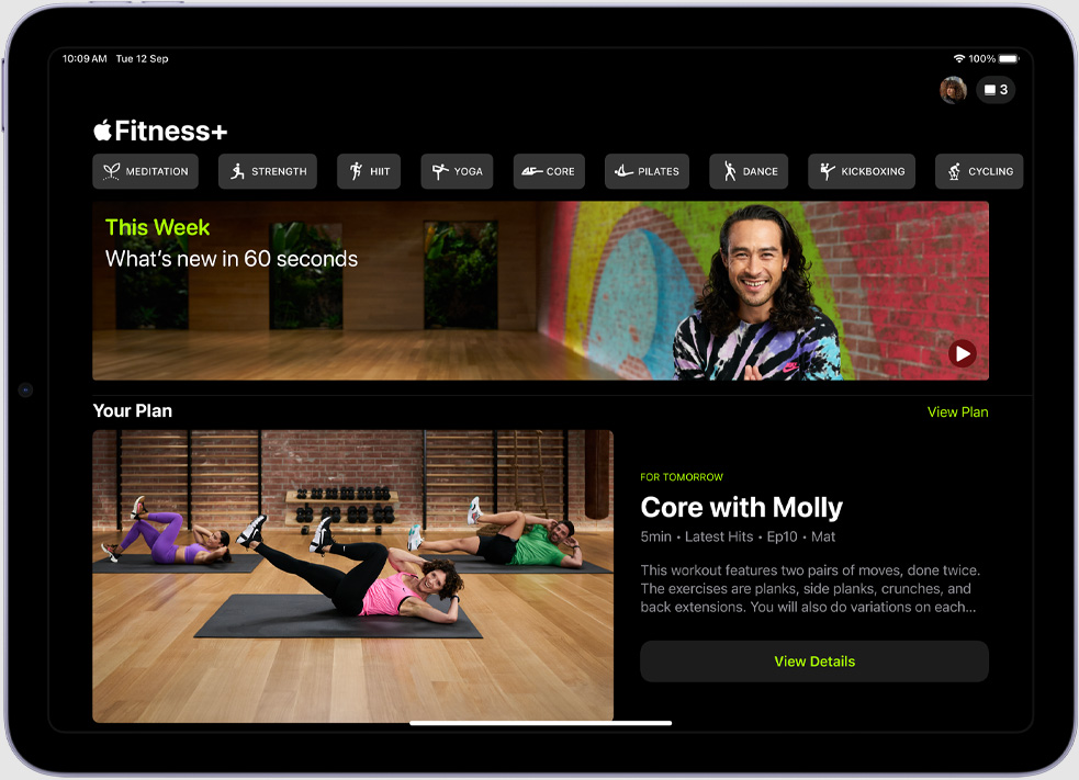 apple fitness echelon