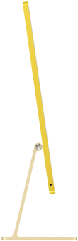 iMac, yellow color, side exterior
