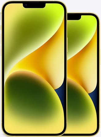 iPhone 14 وPhone 14 Plus باللون الأصفر