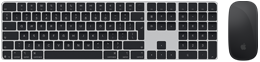 Top view of Magic Keyboard with Touch ID and Magic Mouse