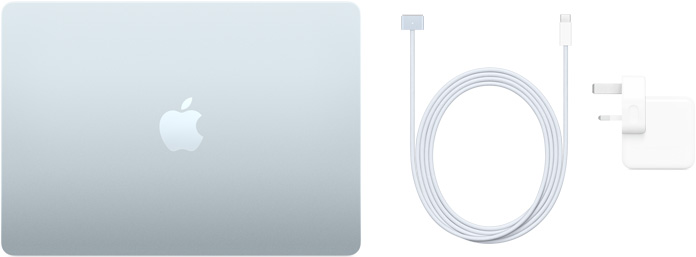 13-inch MacBook Air, USB-C to MagSafe 3 Cable and 40W USB-C Dynamic Power Adapter