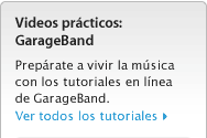 Videos prácticos: GarageBand