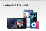 Compara los iPod.