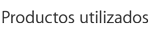 Productos utilizados