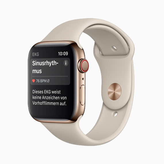 Apple Watch Serie 4 mit Sinusrhythmus.