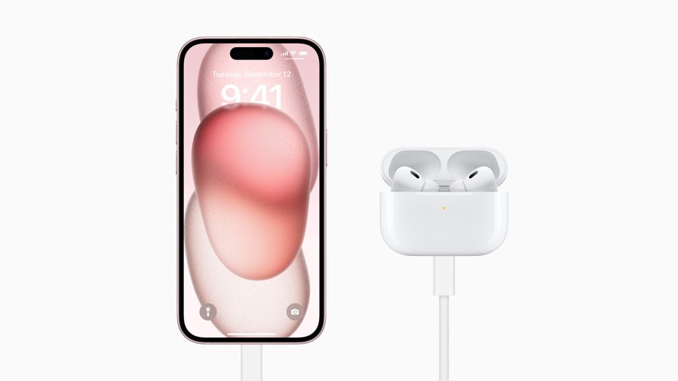AirPods Pro (2. Generation) mit iPhone 15 Pro