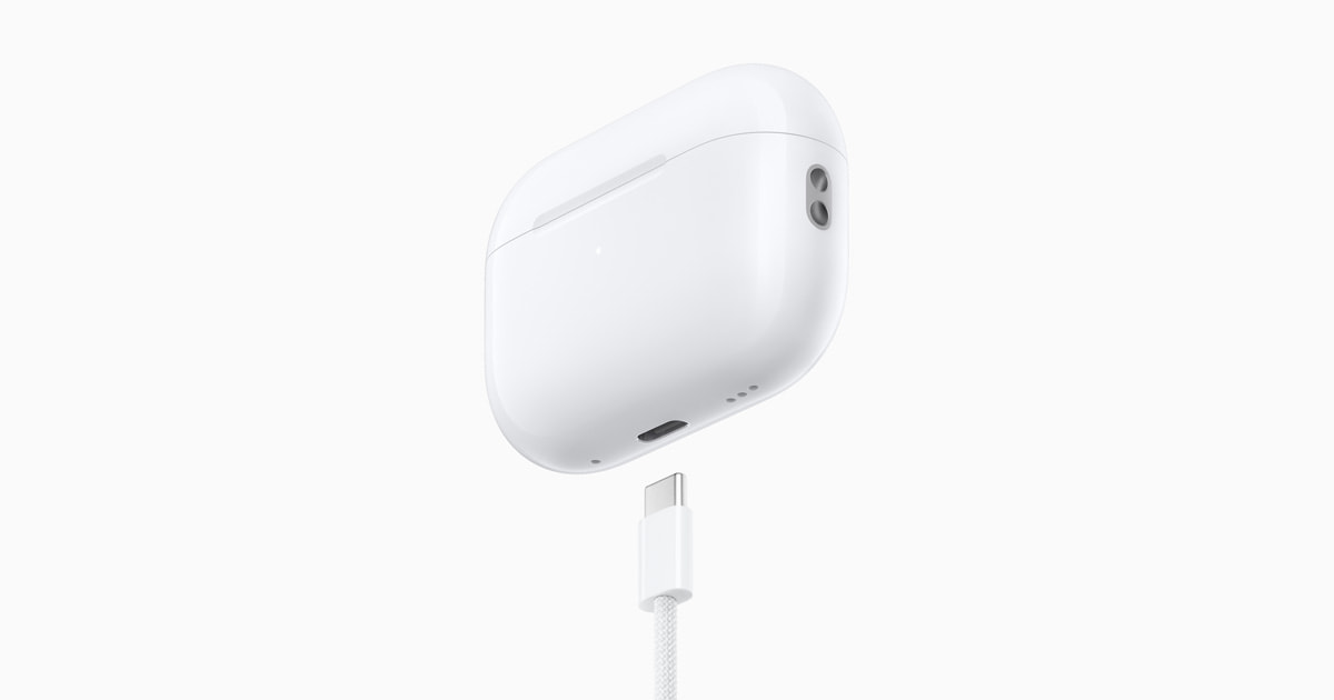 Read more about the article Apple upgrades AirPods Professional (2nd technology) with USB‐C charging