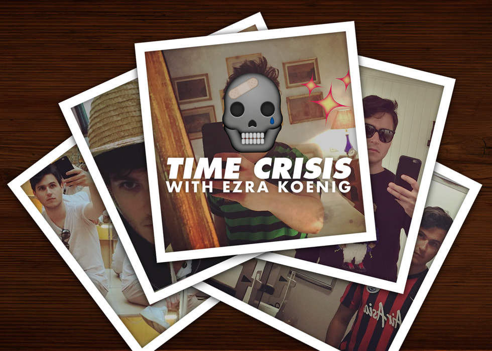 Apple Music 上顯示 Ezra Koenig《Time Crisis》節目封面。