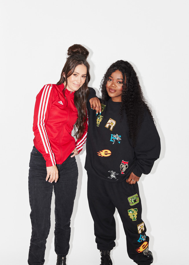 Amy Shark and Tkay Maidza in a studio for Feeding Time Radio show recording on Apple Music.