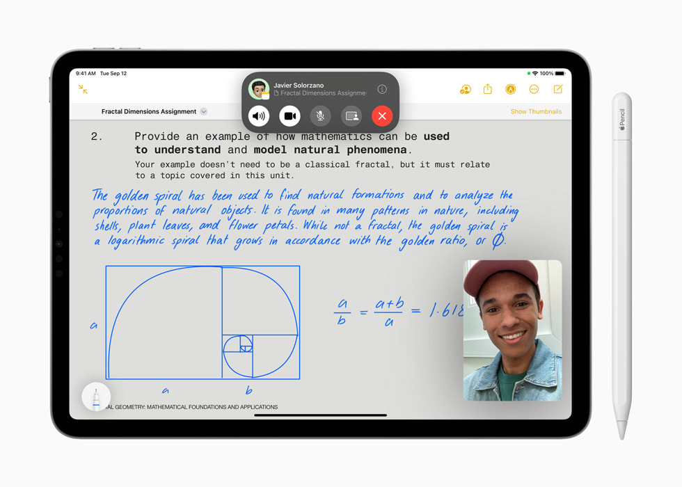 L’app Notes dans iPadOS 17.