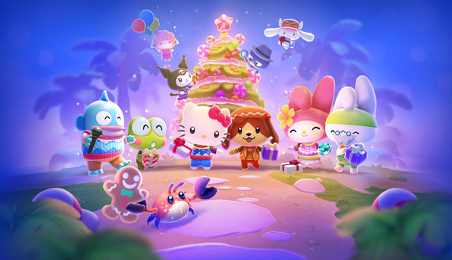 The poster art for Hello Kitty Island Adventure.