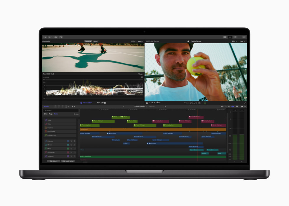 The timeline index is shown as part of a user’s Final Cut Pro for Mac workflow.
