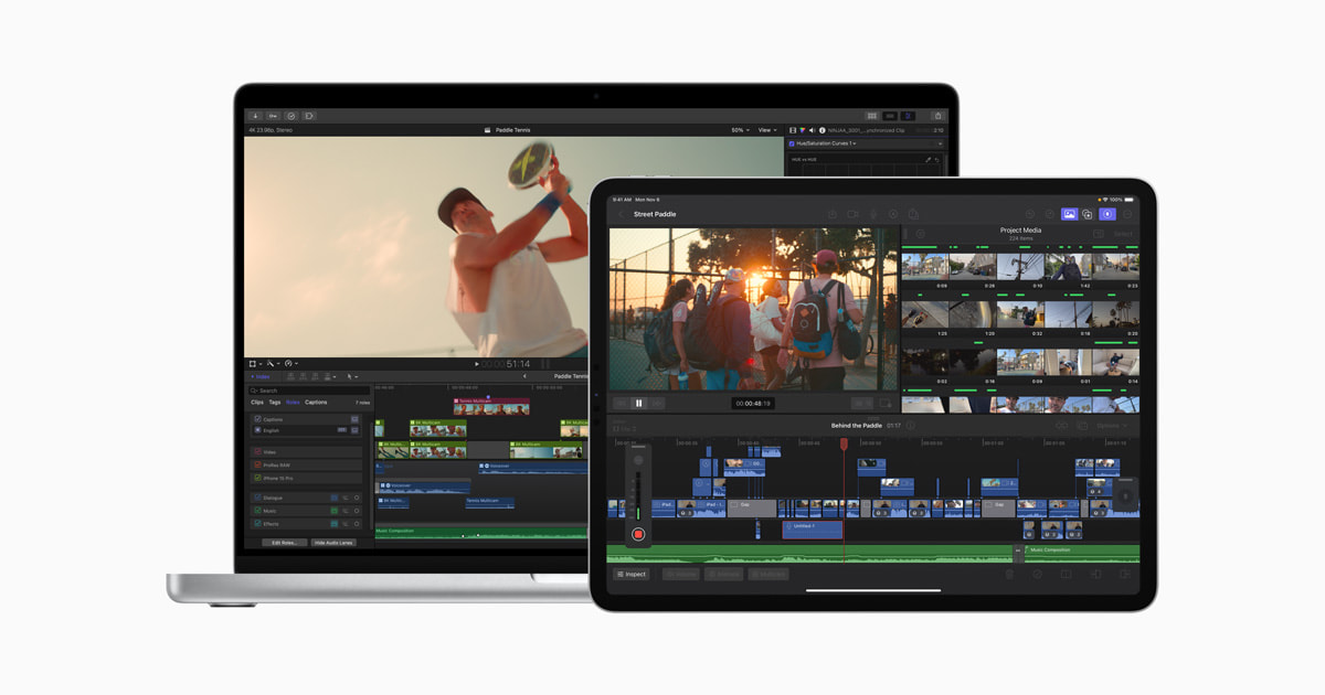Final Cut Pro für Mac und iPad erhält leistungsstarke Updates