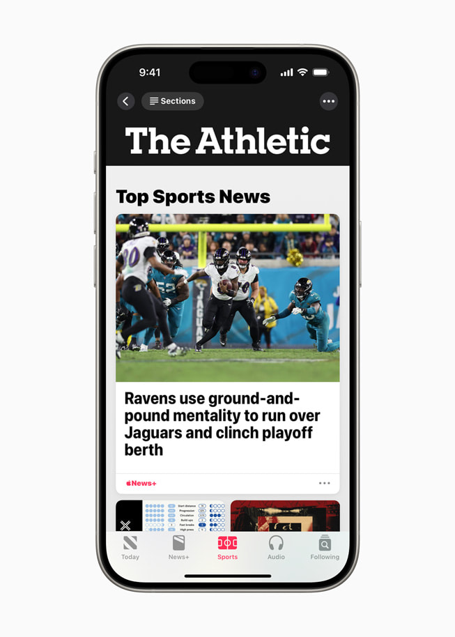 The Athletic joins Apple News+ - Apple (CA)