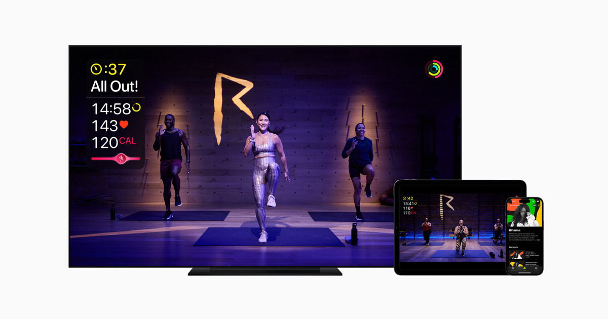 Apple Fitness+ oferuje więcej sposobów na zachowanie aktywności i czujności w nowym roku