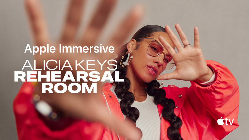 Artwork for Alicia Keys: Rehearsal Room, an Apple Immersive Video.