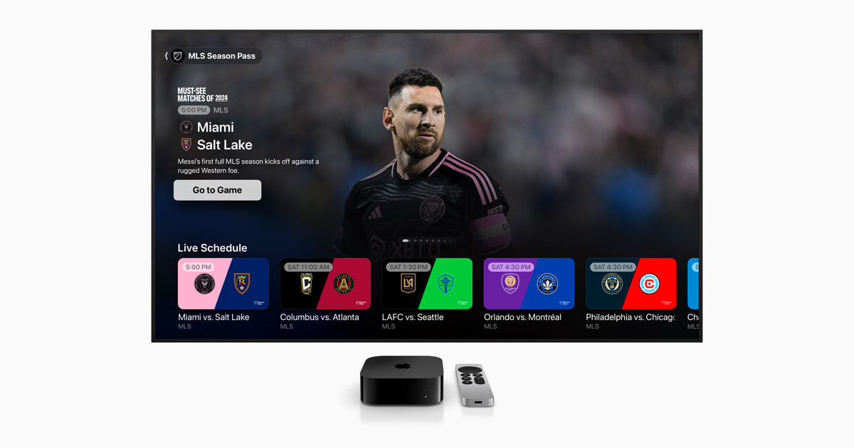 La saison MLS 2024 démarre aujourd’hui exclusivement sur le Season Pass MLS sur Apple TV