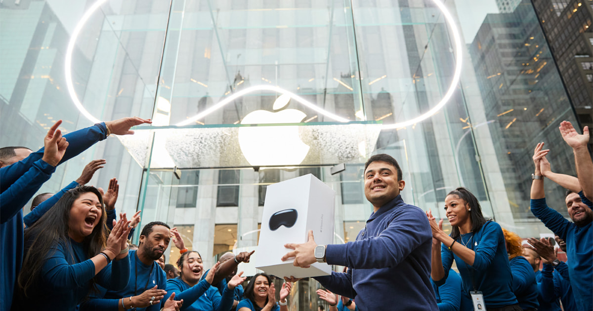 اپل ویژن پرو به فروشگاه های اپل در سراسر ایالات متحده می رسد