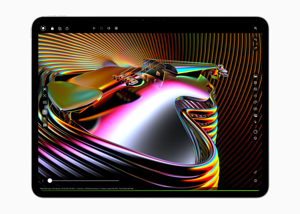 Octane is shown on the new iPad Pro.