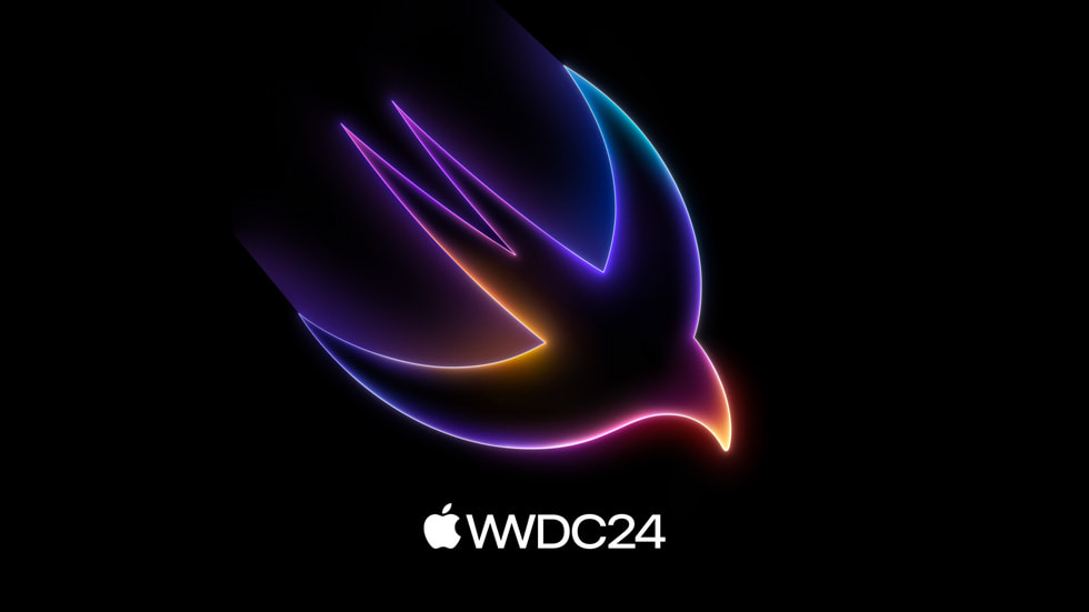 A graphic shows the WWDC24 logo.