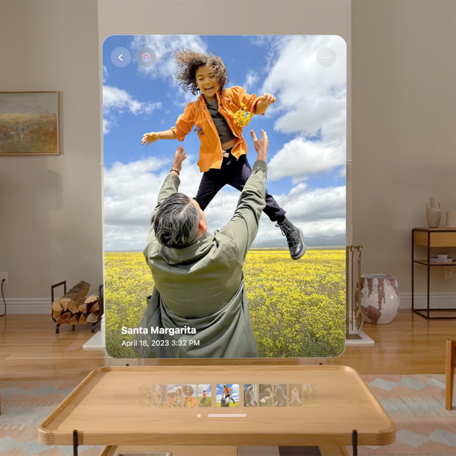 VisionOS 2 spatial photos example