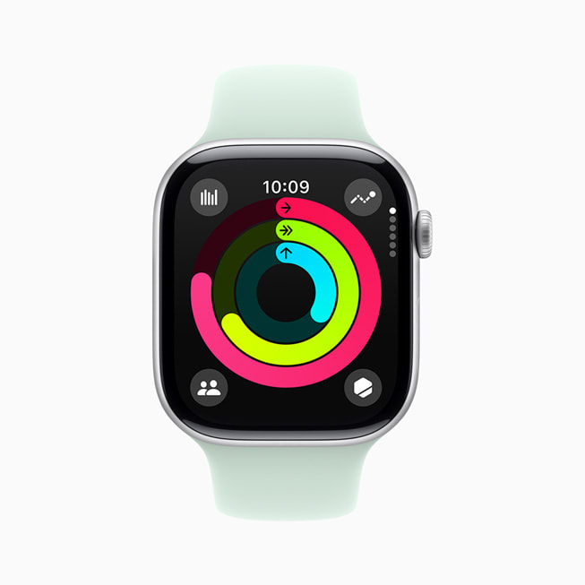 Apple Watch affichant l’app Activité.
