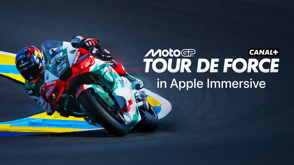 Artwork for the Apple Immersive film “Tour De Force”.