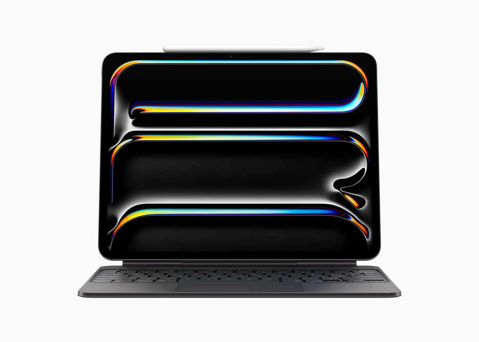 iPad Pro with the Magic Keyboard and Apple Pencil Pro. 